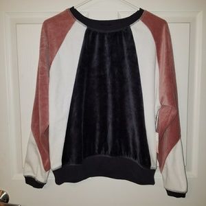Small Forever 21 velvet sweater